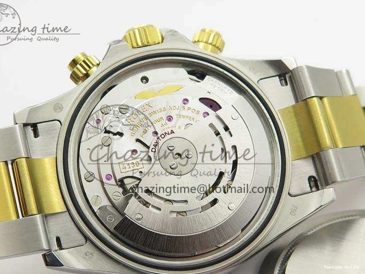 0126 Daytona SS YG Ceramic Bezel JH Best Edition White Dial On SS YG Bracelet A Resilient 3530